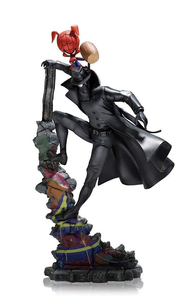 Spider Noir and Spider Ham - Spiderman: Into The Spiderverse - Art Scale 1/10 by Iron Studios