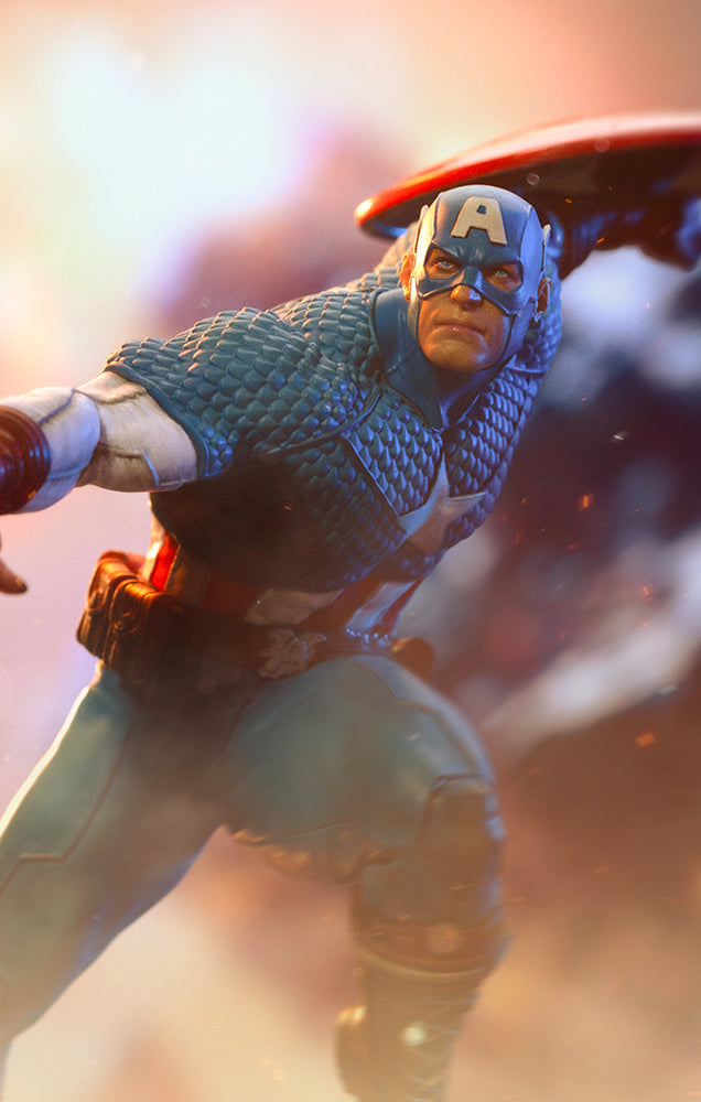Captain America Infinity Gauntlet Diorama BDS Art Scale 1/10 Iron Studios by Iron Studios