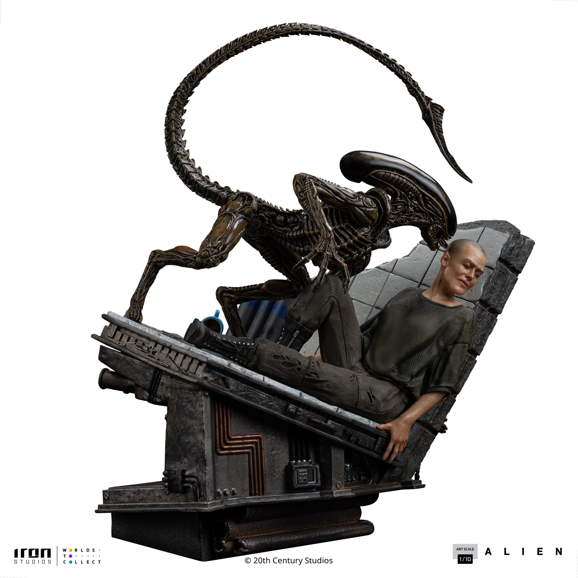 Ellen Ripley & Dog Alien – Alien 3 – Art Scale 1/10 – Iron Studios by Iron Studios