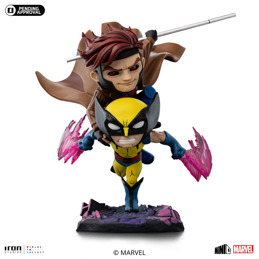 Gambit and Wolverine - X-Men '97 - Minico by Iron Studios