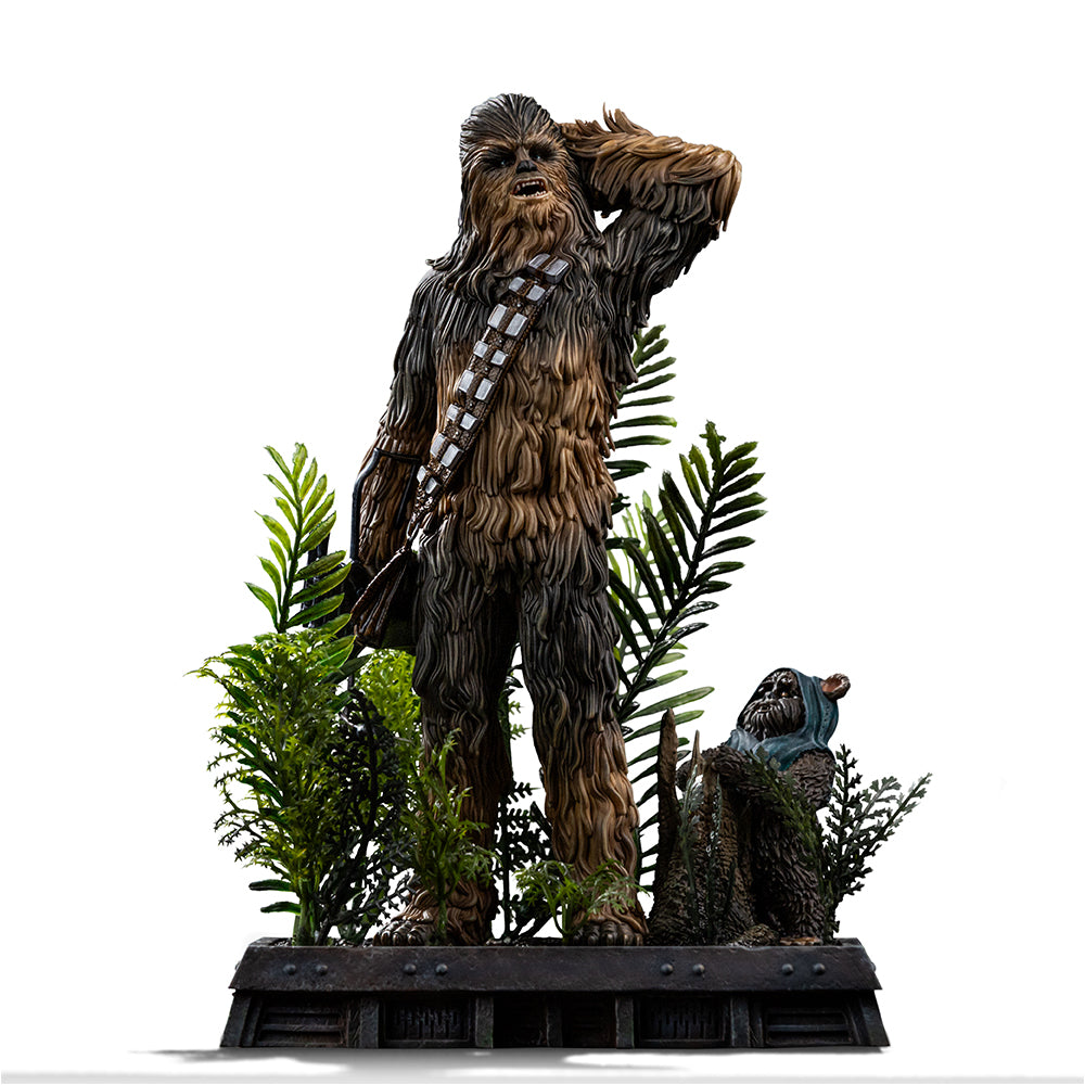 Chewbacca and Tokkat - Star Wars - Art Scale 1/10 by Iron Studios