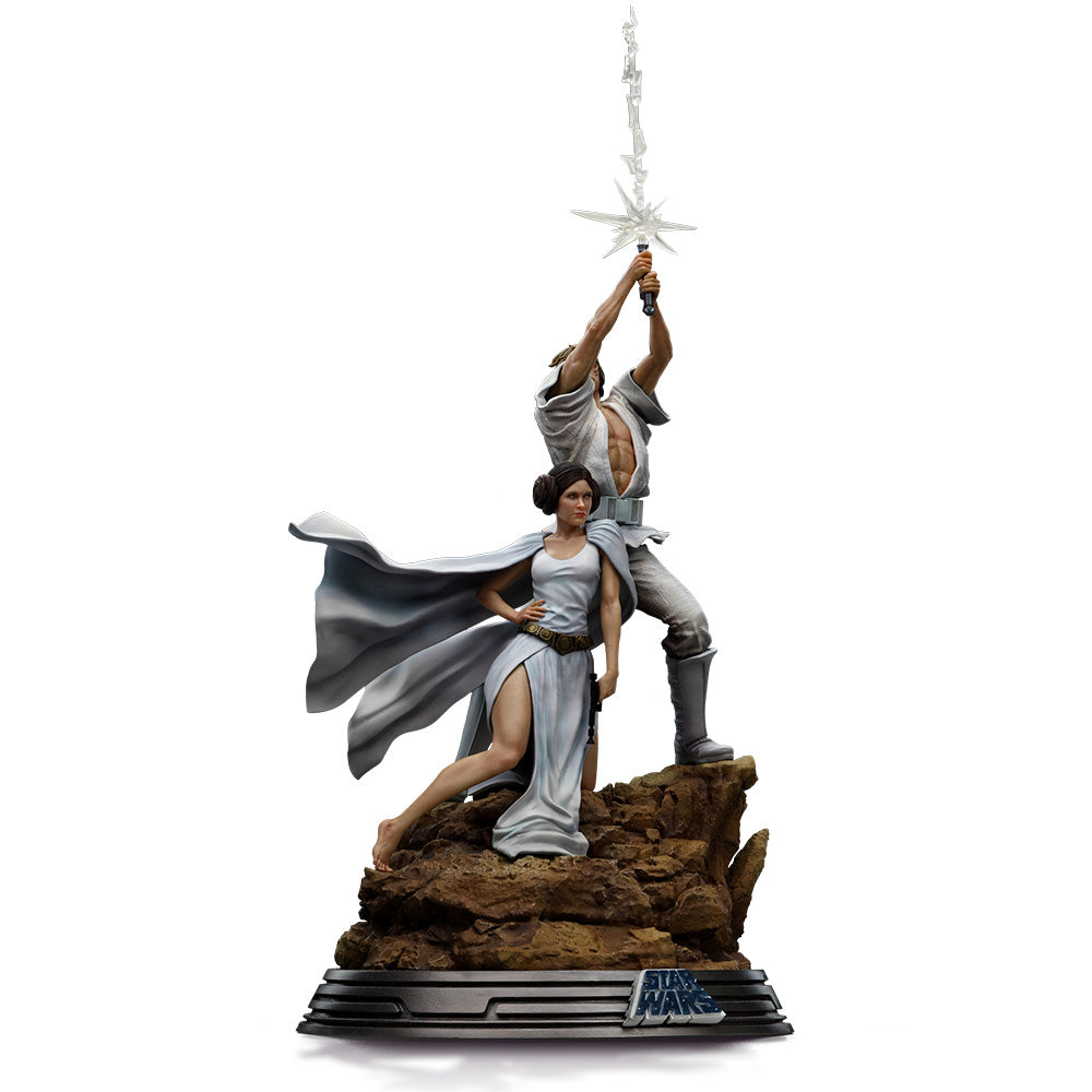 Luke and Leia - Star Wars - Art Scale 1/10 by Iron Studios