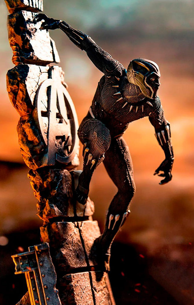 Black Panther - Avengers: End Game - BDS Art Scale 1/10 by Iron Studios