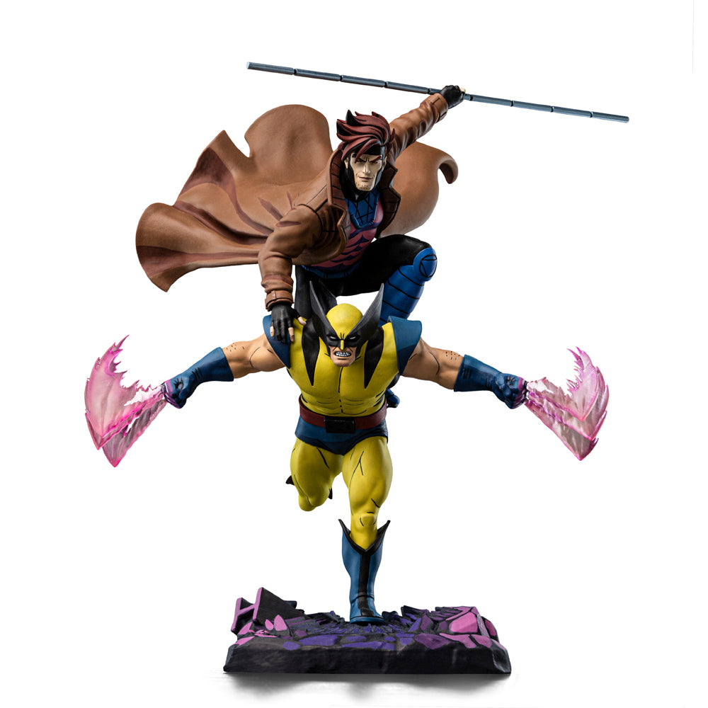 Gambit and Wolverine X-Men '97 Art Scale 1/10 Iron Studios by Iron Studios