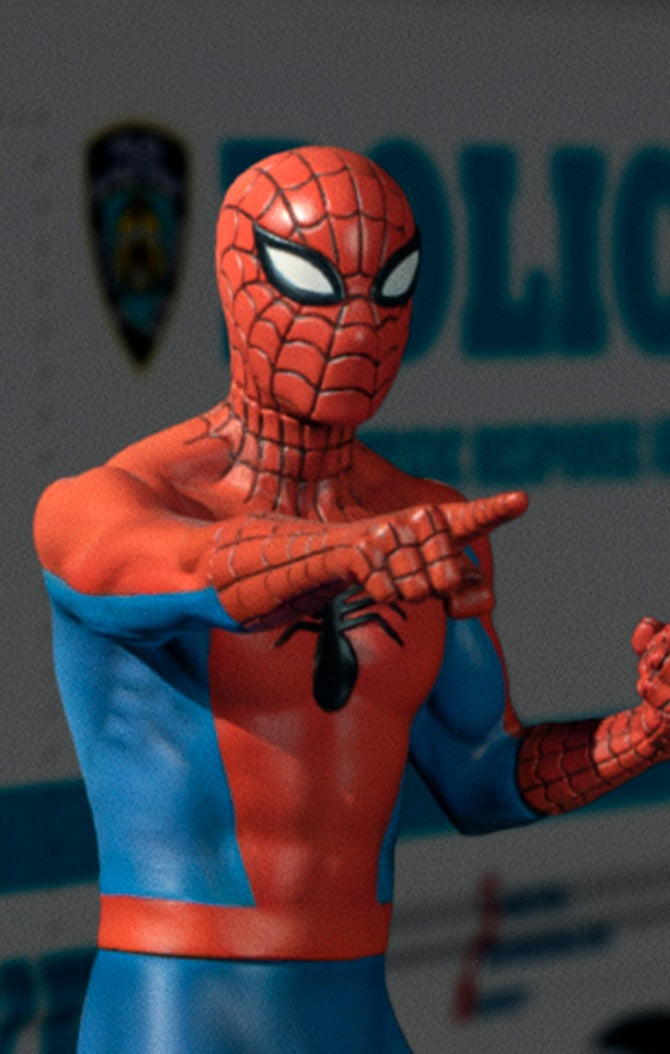 SpiderMan 60's SpiderMan Animated Series Art Scale 1/10 Iron Studios by Iron Studios