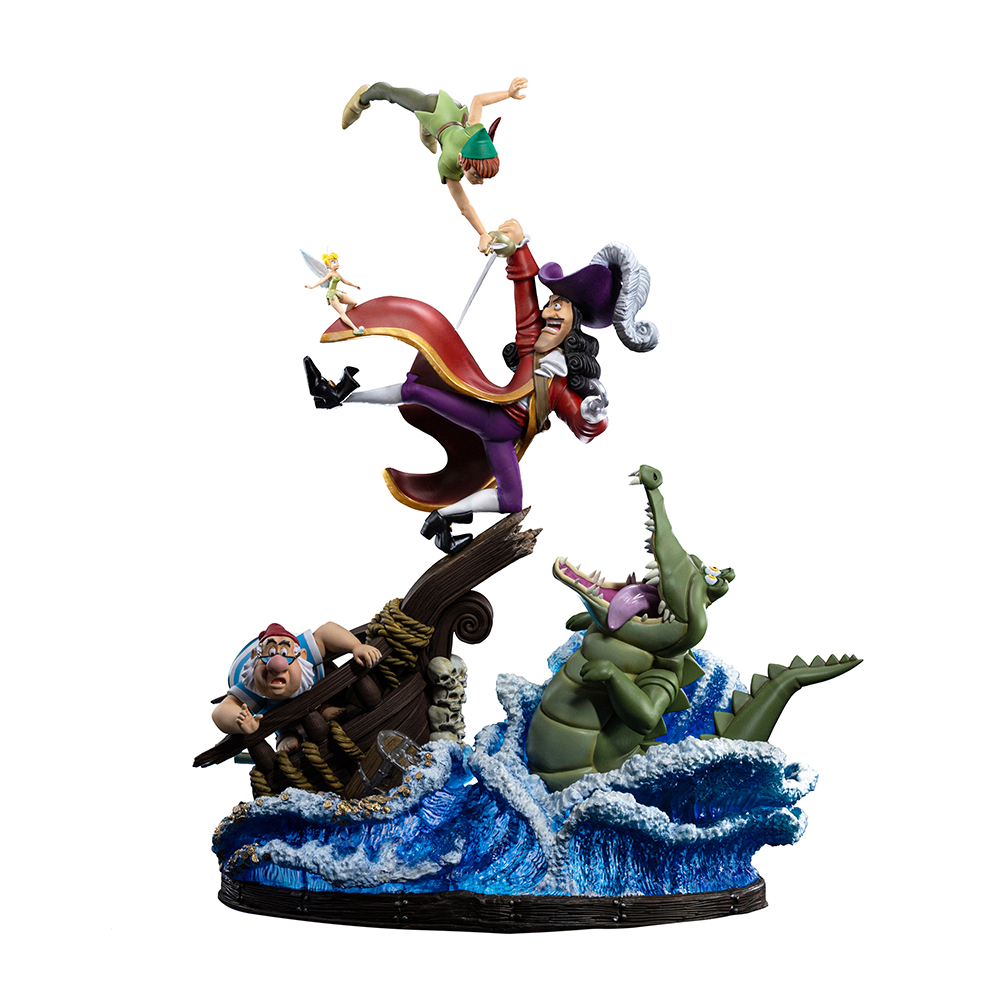 Peter Pan vs Hook Deluxe - Disney 100th - Peter Pan - Art Scale 1/10 by Iron Studios