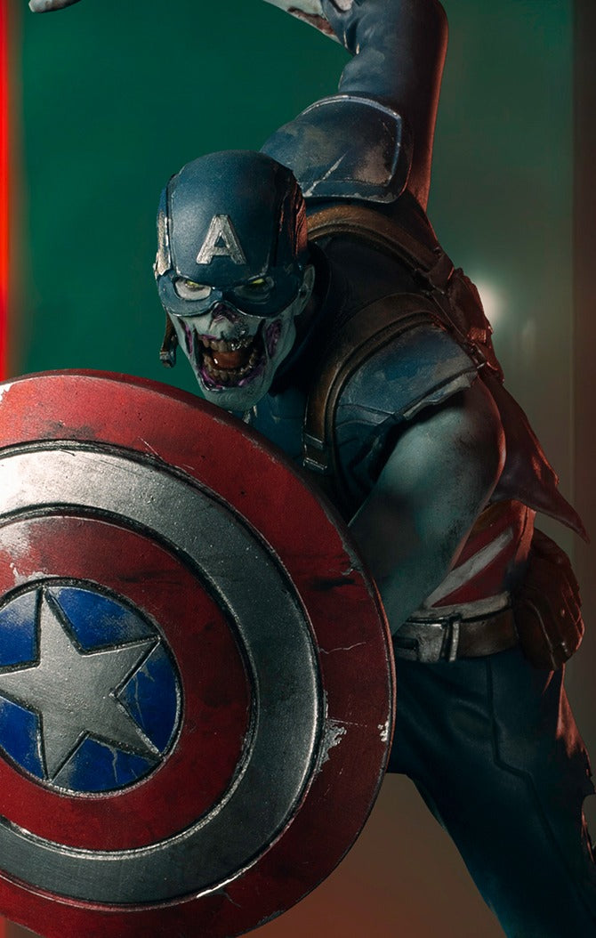 Captain America Zombie What If...? Art Scale 1/10 Iron Studios by Iron Studios