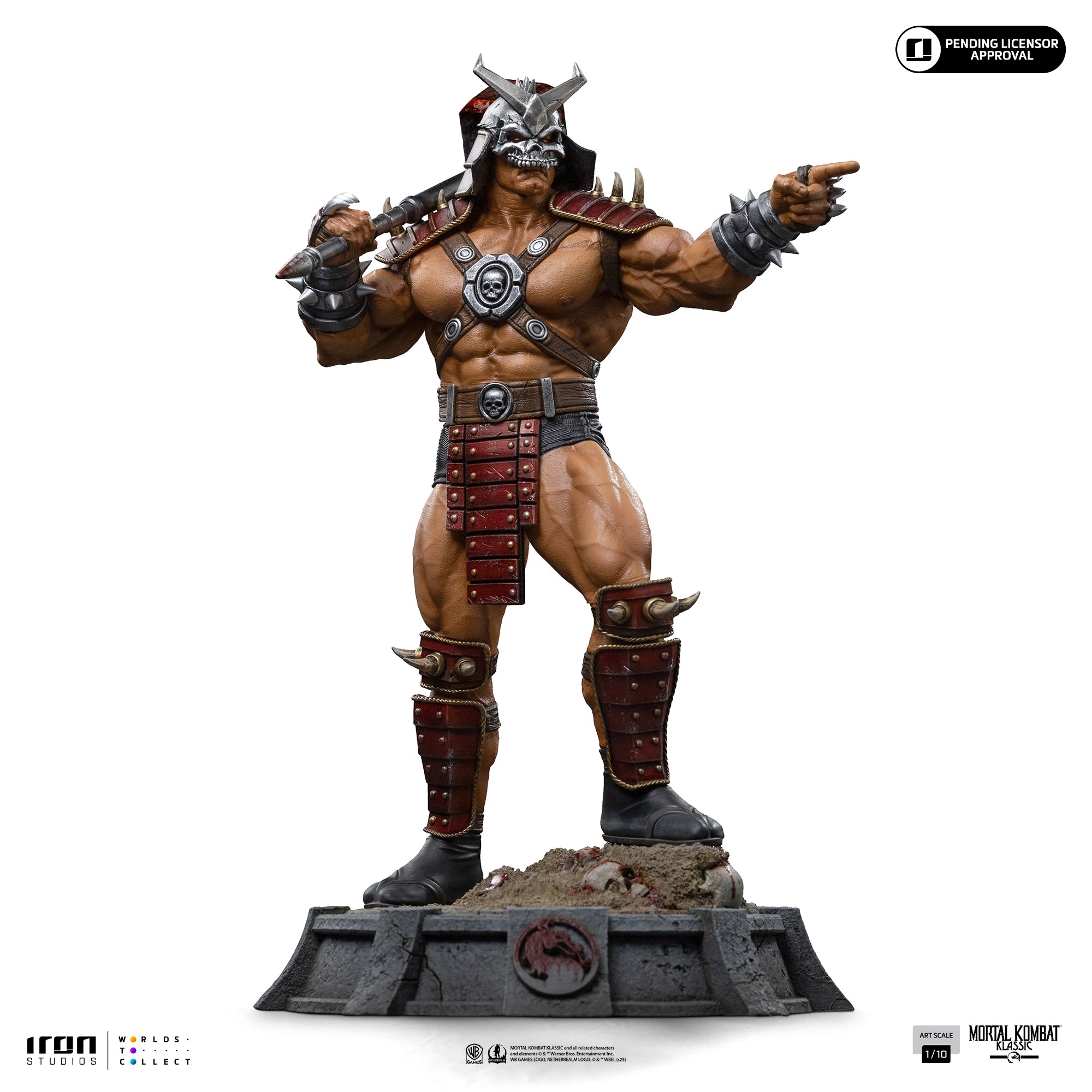 Shao Khan, Emperor of Outworld - Mortal Kombat - Art Scale 1/10 by Iron Studios