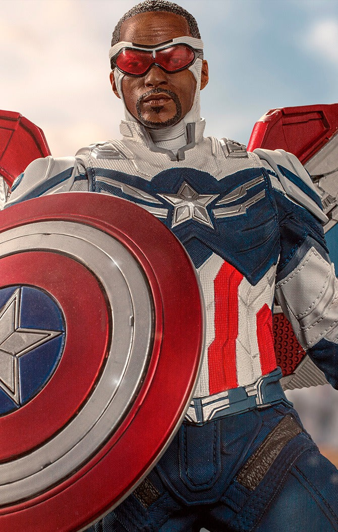 Captain America Sam Wilson (Complete Version) - The Falcon and the Winter Soldier - Legacy Replica 1/4 by Iron Studios