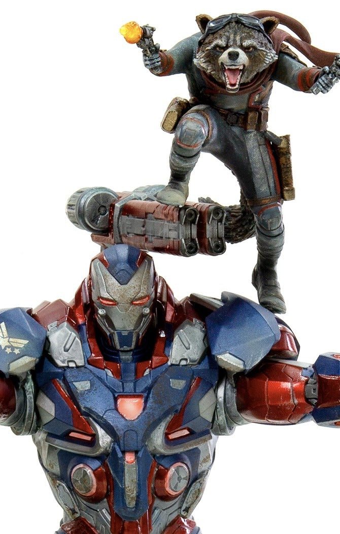 Iron Patriot & Rocket - Avengers: Endgame - Art Scale 1/10 by Iron Studios