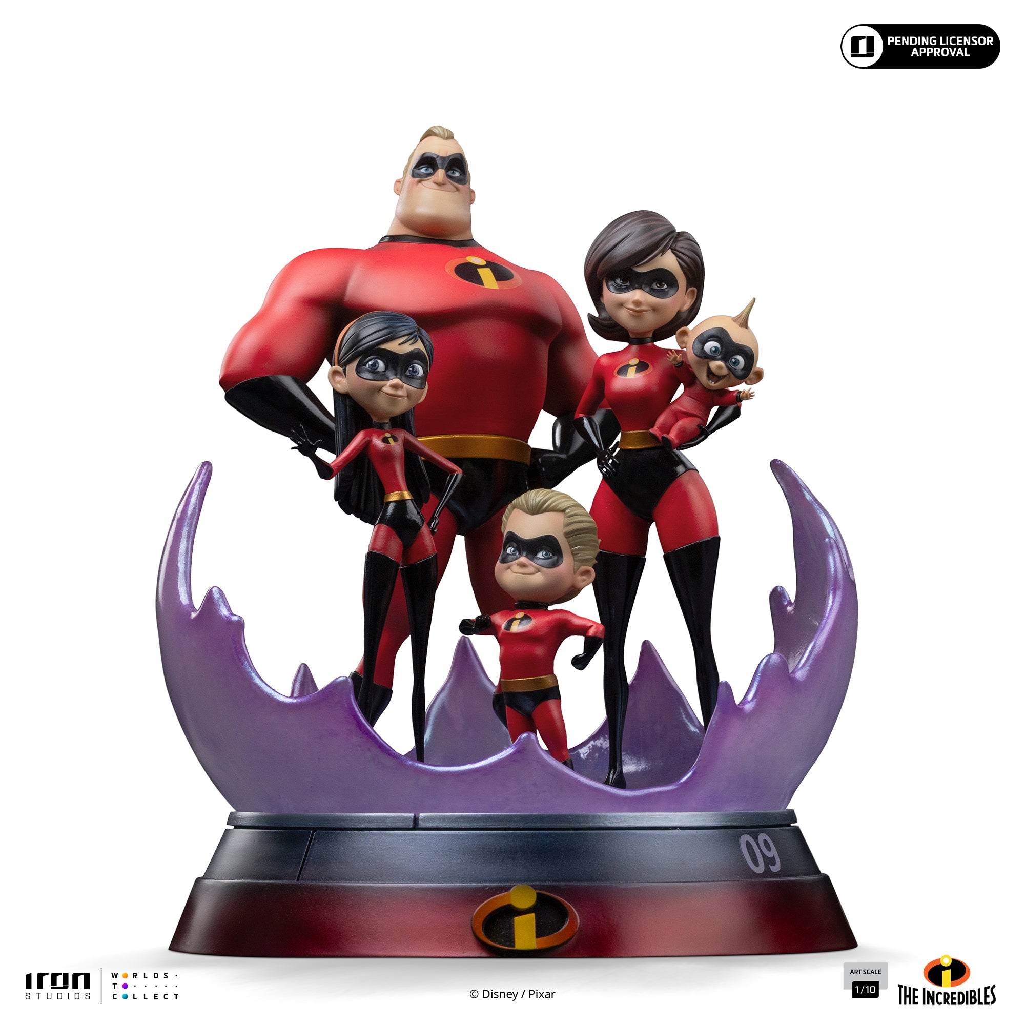 The Incredibles Diorama - The Incredibles - Art Scale 1/10 by Iron Studios
