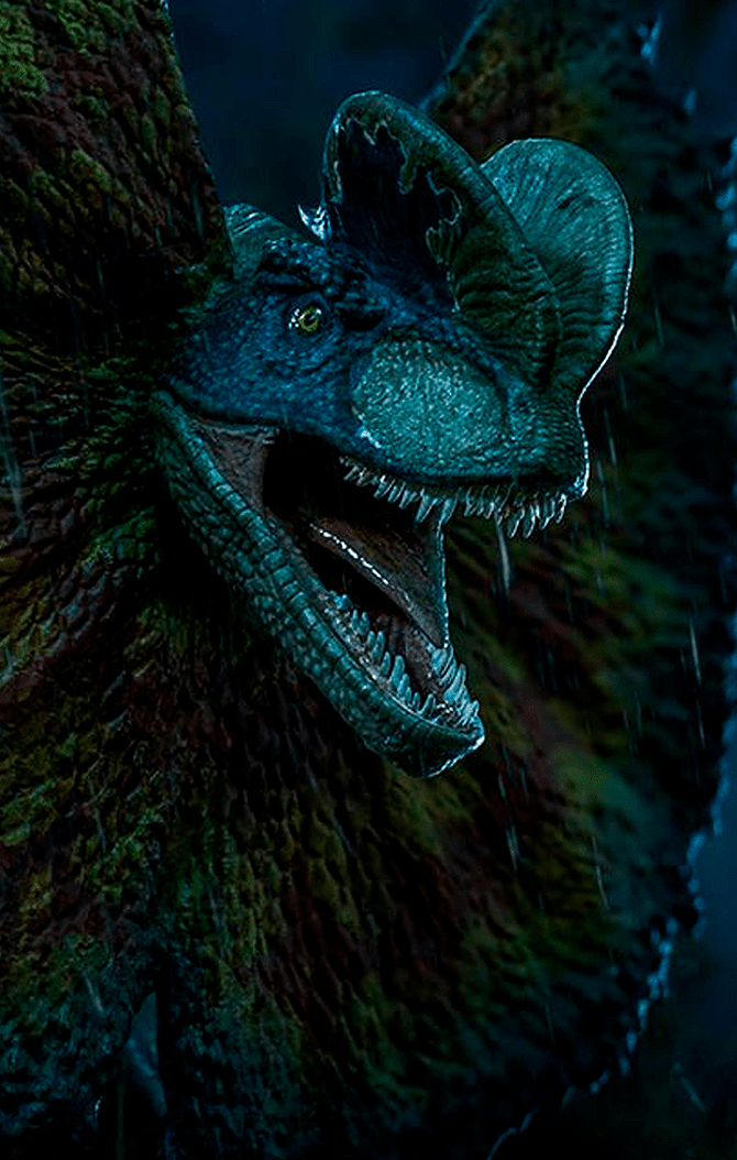 Dilophosaurus - Jurassic Park - Art Scale 1/10 by Iron Studios