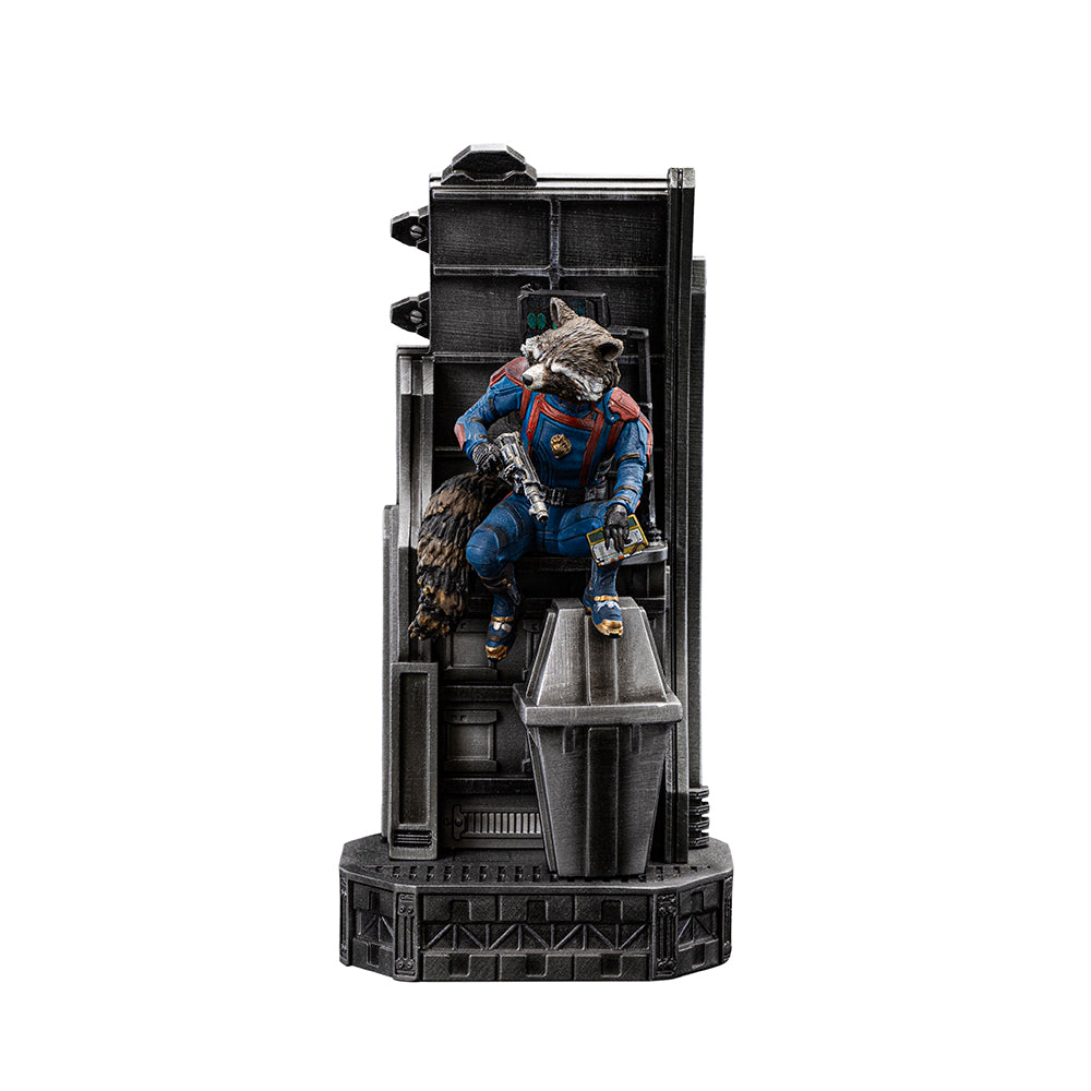 Rocket Raccoon Guardians of the Galaxy 3 Art Scale 1/10 Iron Studios by Iron Studios