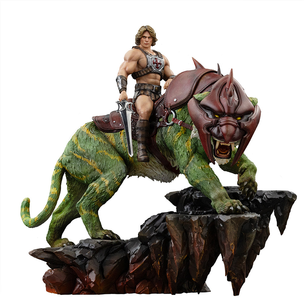 He-Man and Battle Cat - Masters of the Universe Movie - Deluxe Art Scale 1/10 by Iron Studios