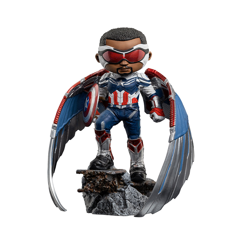 Captain America Sam Wilson The Falcon and the Winter Soldier Minico Iron Studios by Iron Studios