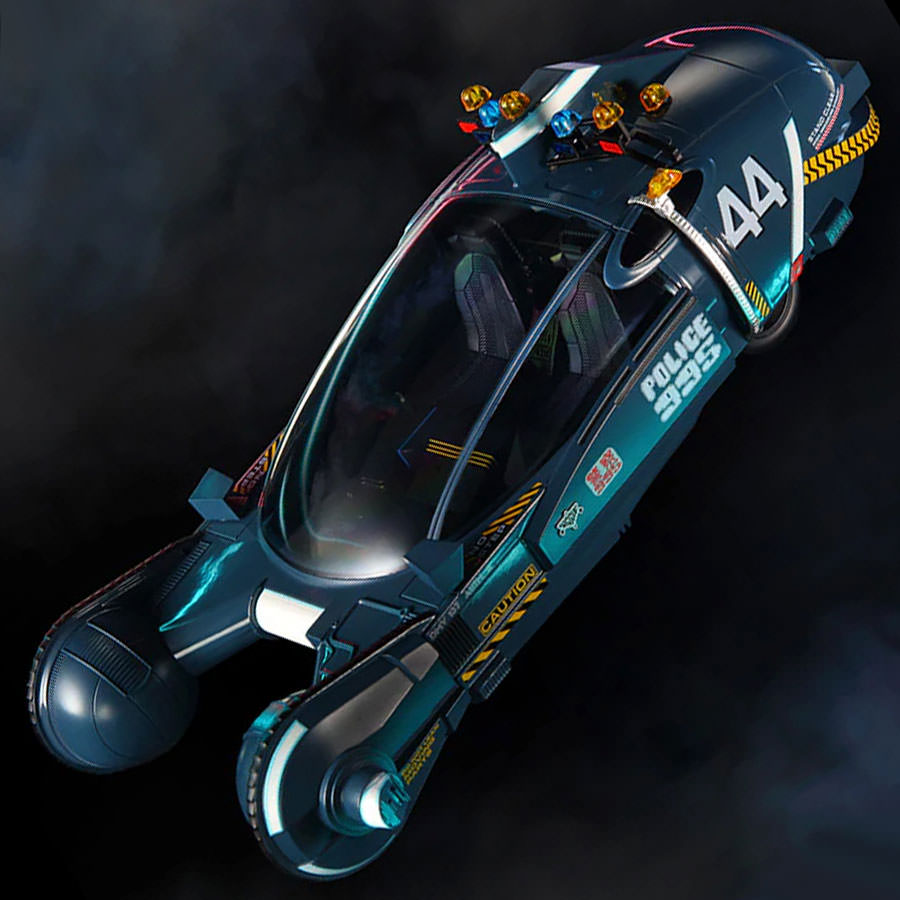 Blade Runner 2049 Deckard's Spinner Car by Insight Editions