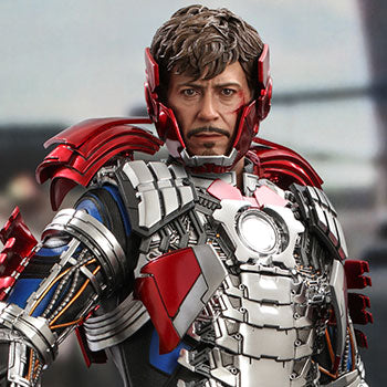 Tony Stark (Mark V Suit Up Version) Deluxe by Hot Toys