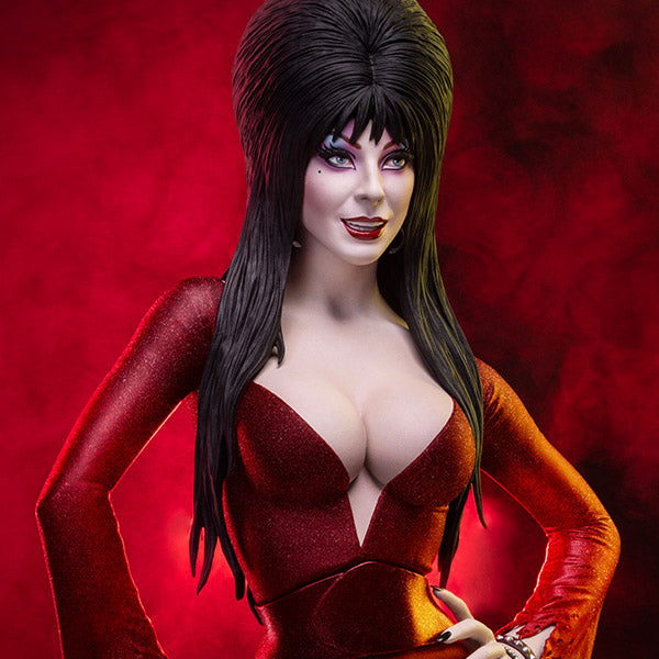 Elvira: Mistress of the Dark (Red Glitter Dress Variant) by Tweeterhead