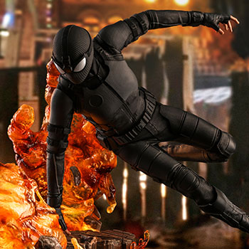 Spider-Man (Stealth Suit) Deluxe Version by Hot Toys