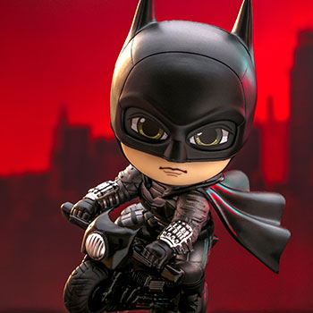 Batman and Batcycle by Hot Toys