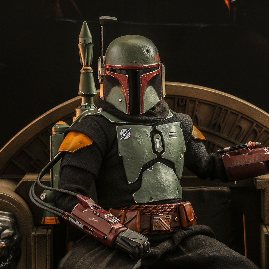 Boba Fett (Repaint Armor) and Throne by Hot Toys