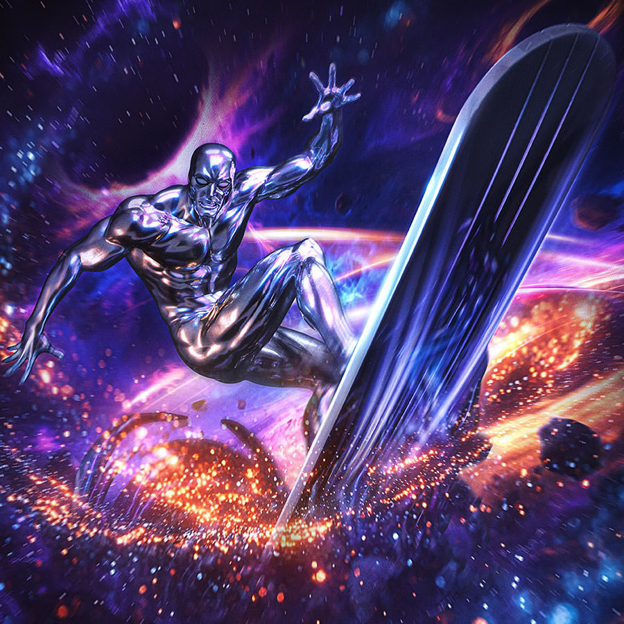 Silver Surfer Deluxe by Iron Studios