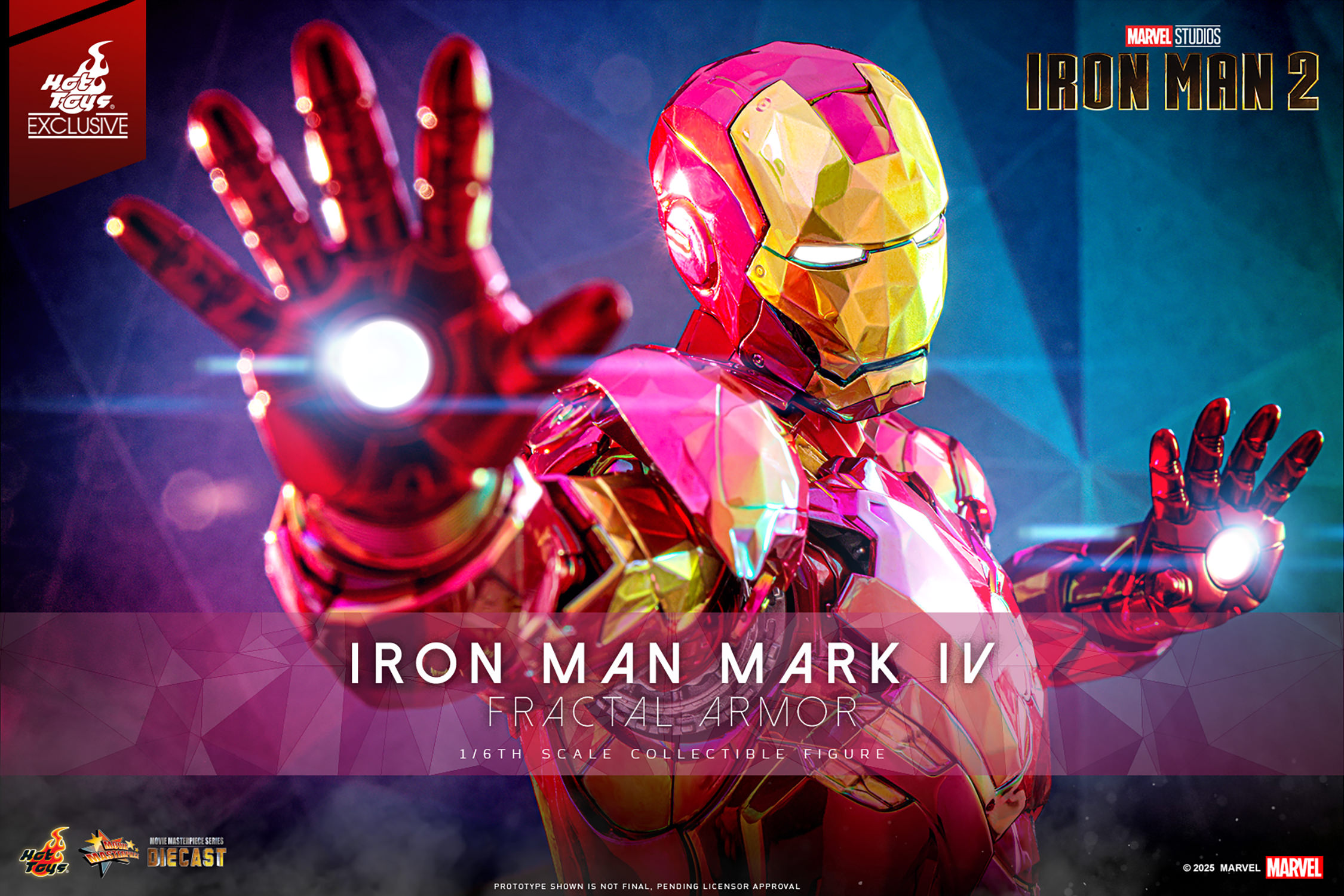 Marvel Iron Man Mark IV Fractal Armor sixth-scale figure — prototype view 1