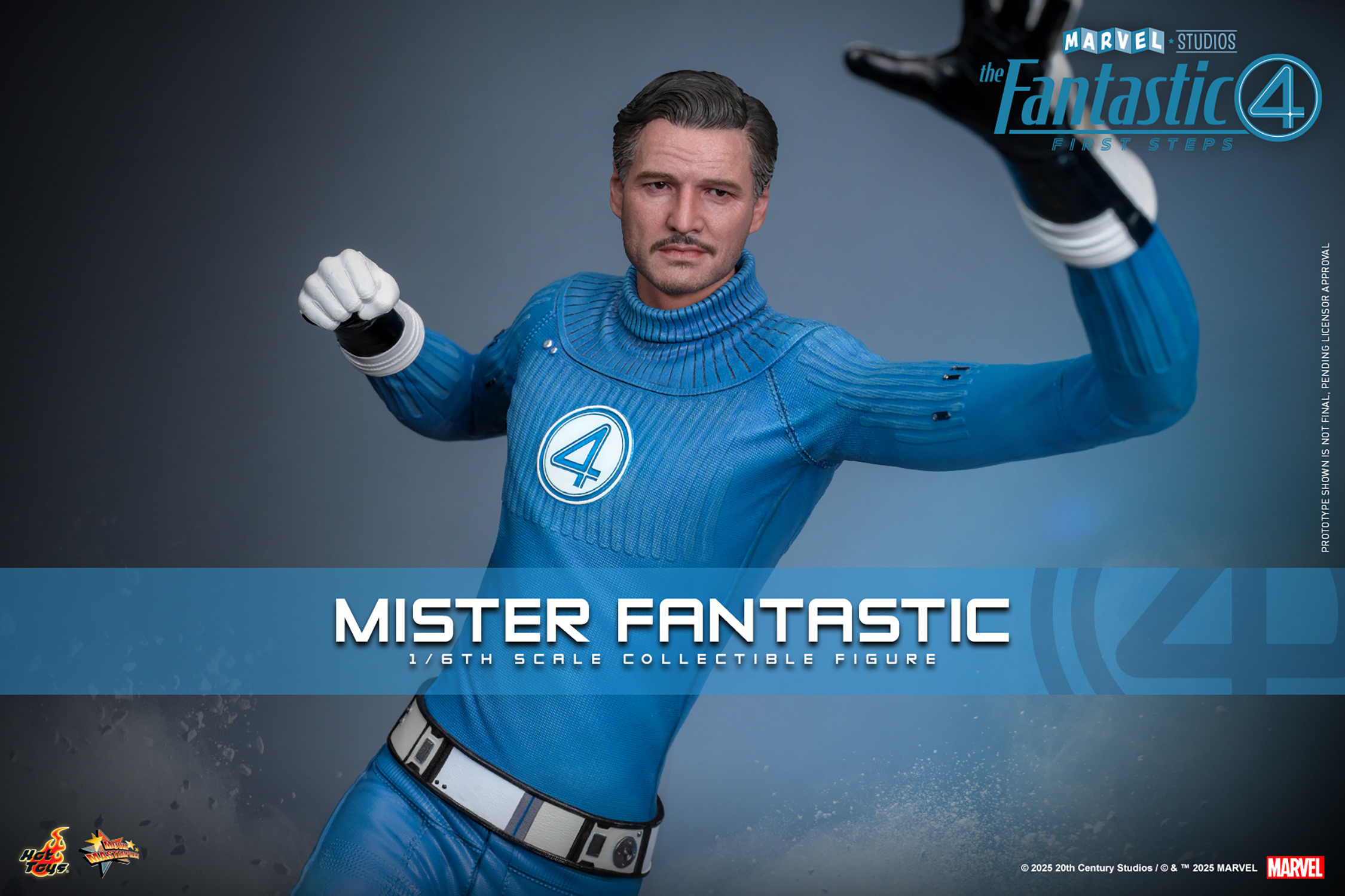 Marvel Mister Fantastic sixth-scale figure — collector edition prototype view 1